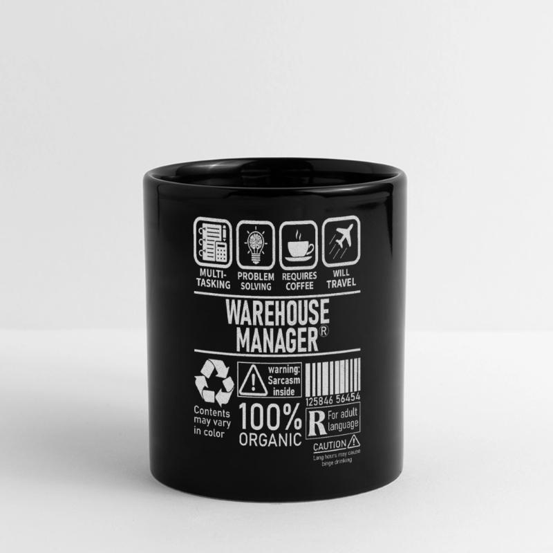 Warehouse Manager multi tasking problem solving Full Colour Panoramic Mug