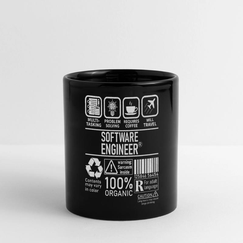 Software Engineer multi tasking problem solving Panorama-Tasse farbig