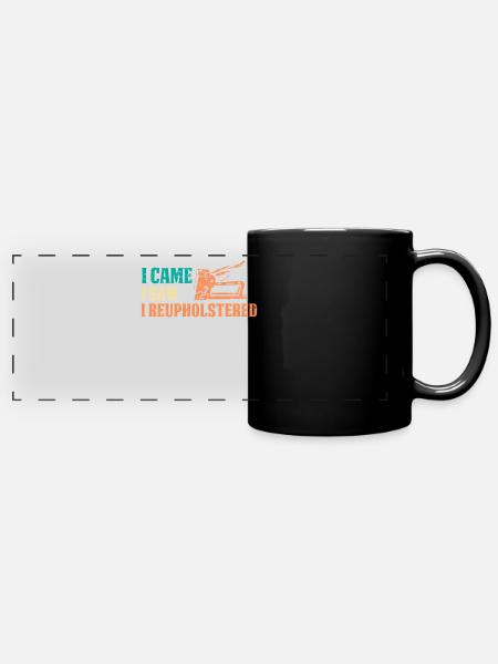 Restauratorin Polstermöbel - Panorama-Tasse farbig - Schwarz