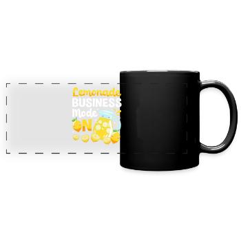 Limonade Limonadenstand Limo - Panorama-Tasse farbig - Schwarz - Vorne