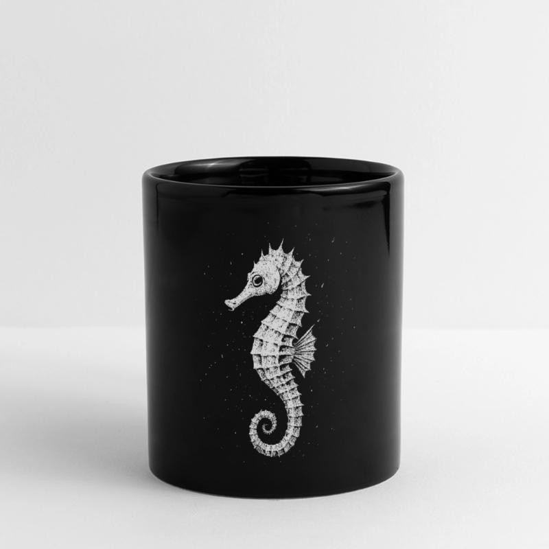 Seepferdchen Panorama-Tasse farbig
