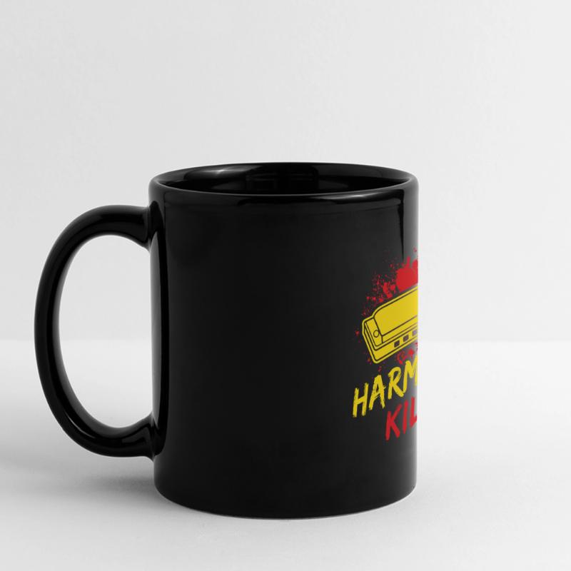 Funny Harmonica Player Killaz Harmonica Panorama-Tasse farbig