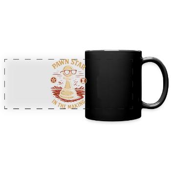 Peasant star in the making Chess player - Full Colour Panoramic Mug - black - Front