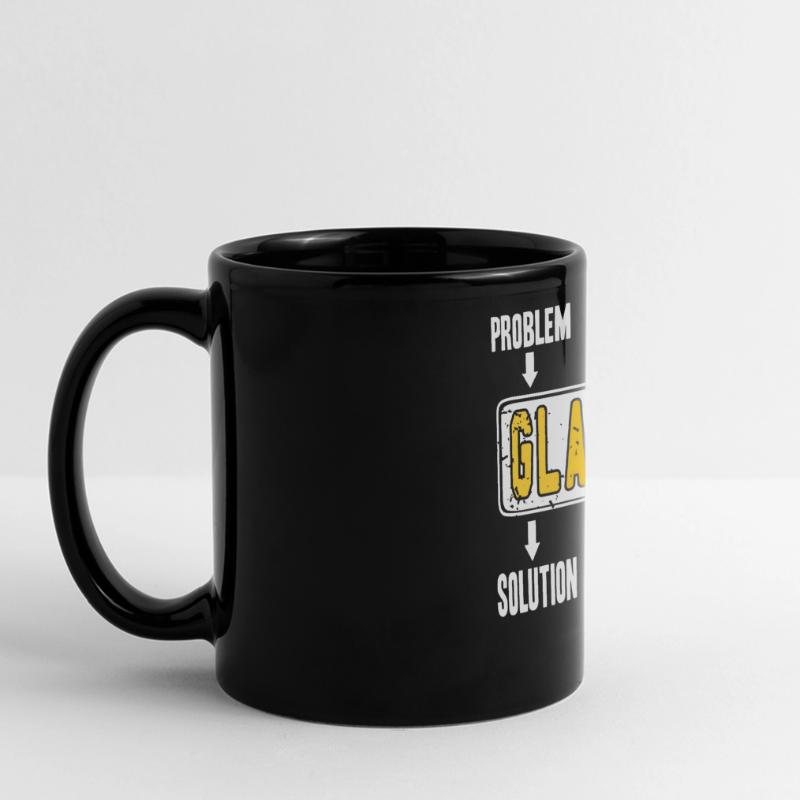 Glazier Problem Solver Coffee Humor Worker Sarcasm Full Colour Panoramic Mug