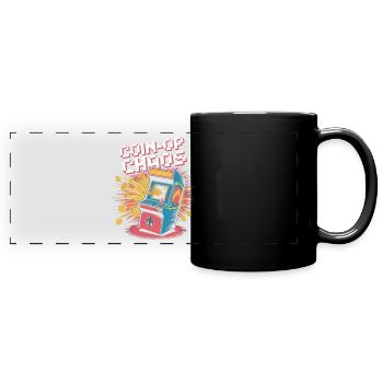 Coin-OP Chaos Pop Culture Rétro Jeu vidéo - Mug panoramique uni - noir - Devant