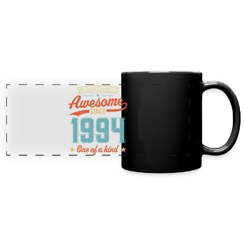 Awesome Since 1994 - Full Colour Panoramic Mug - black - Front