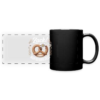 Zack Dress Up Fest en octobre - Mug panoramique uni - noir - Devant