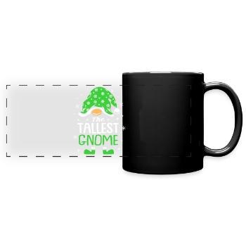Gnom - Panorama-Tasse farbig - Schwarz - Vorne