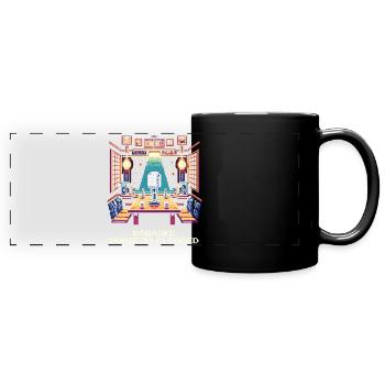 Karaoke Dungeon Cleared | Top Tokyo Nightlife - Full Colour Panoramic Mug - black - Front