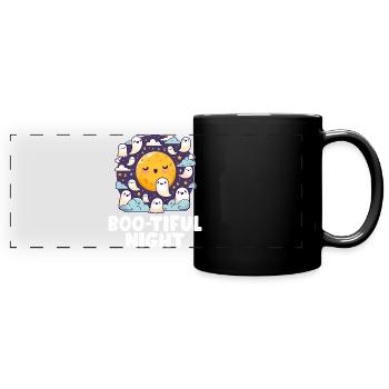 Boo-Tiful Night of the Ghosts - Full Colour Panoramic Mug - black - Front