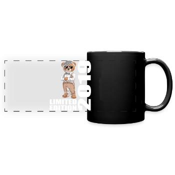 2019 Édition Limitée Ours Anniversaire 2019 - Mug panoramique uni - noir - Devant
