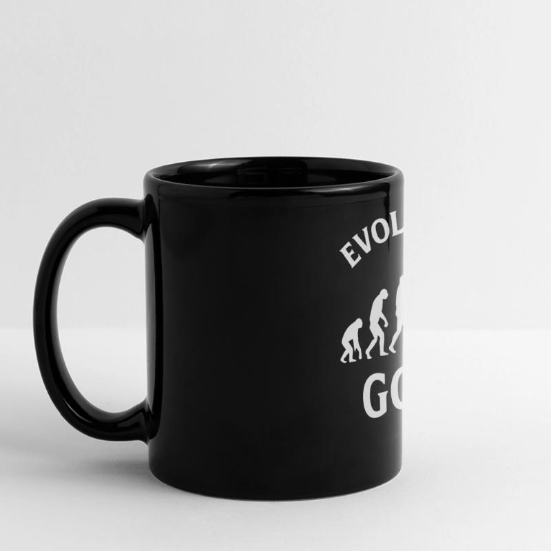 Evolution Golf Funny Golfing Design Full Colour Panoramic Mug