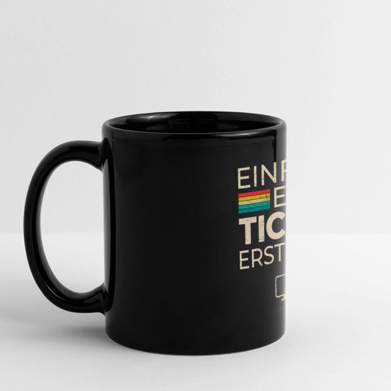 Science Coder EINFACH EIN TICKET ERSTELLEN LUSTIG Panorama-Tasse farbig