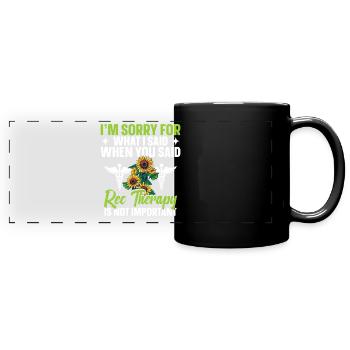 Recreational Therapy Therapeutic RC Recreational - Full Colour Panoramic Mug - black - Front