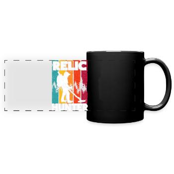 Détecteur de reliques Sondes détecteurs de métaux - Mug panoramique uni - noir - Devant
