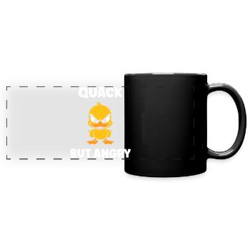 Furious Duck Rebellious Attitude - Full Colour Panoramic Mug - black - Front