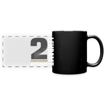 2nd State Examination in Teaching - Full Colour Panoramic Mug - black - Front