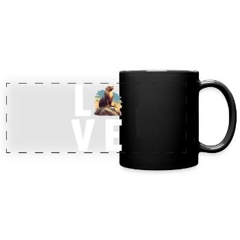Sea Lions Sea Lion - Full Colour Panoramic Mug - black - Front