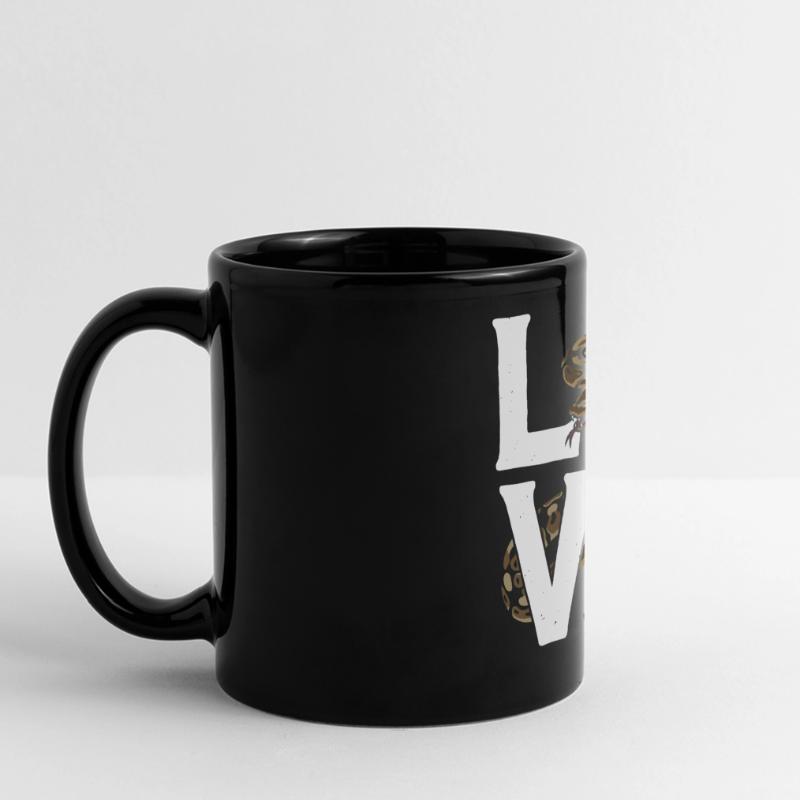 Königspython Schlangen LOVE Terrarium Python Panorama-Tasse farbig