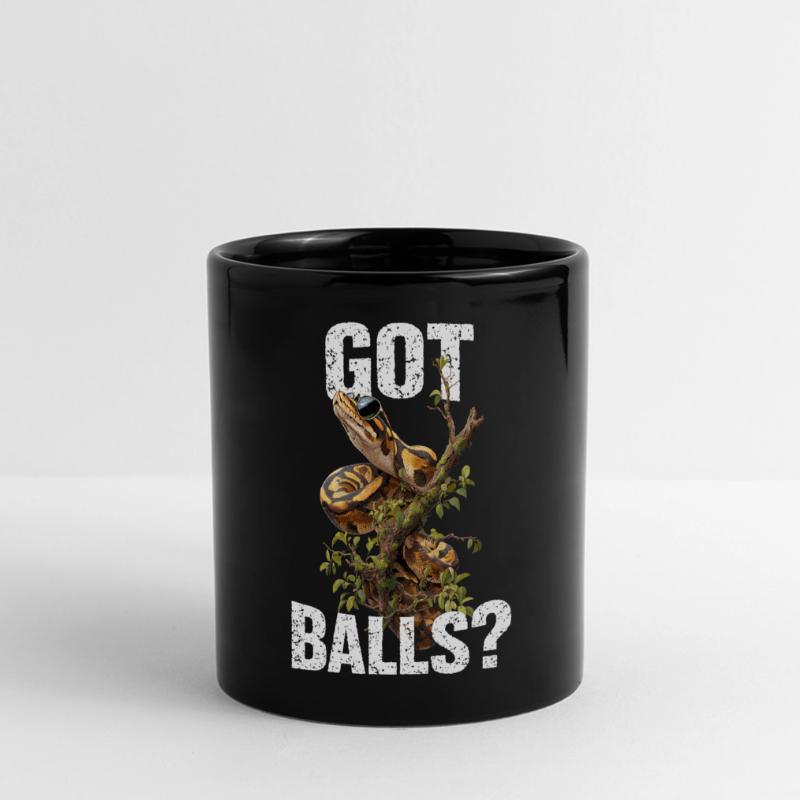 Python roi Serpents Amateurs de terrarium Python Mug panoramique uni