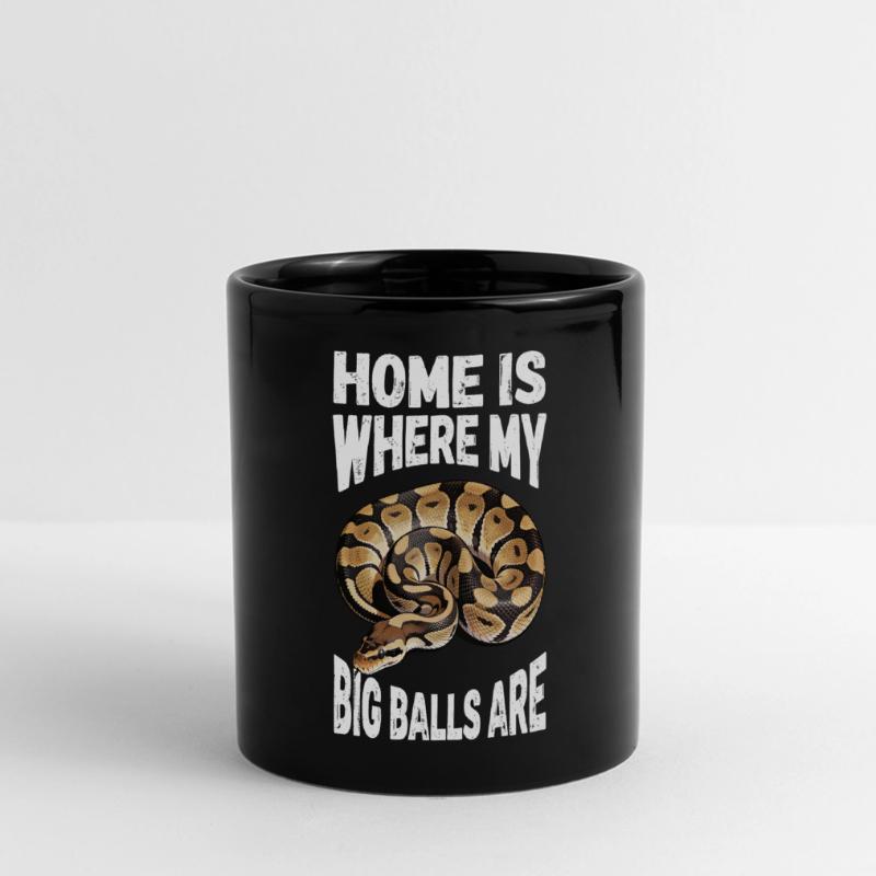 Python roi Serpents Amateurs de terrarium Python Mug panoramique uni