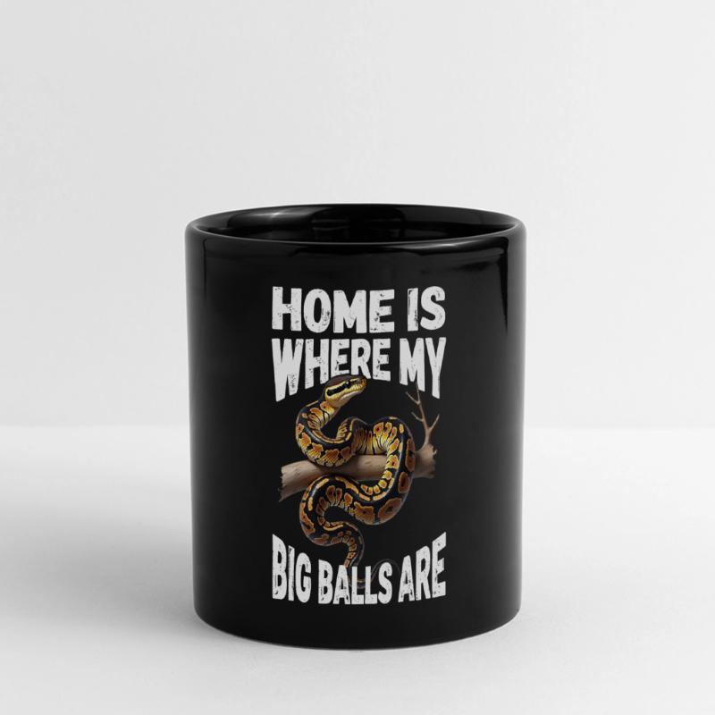 Python roi Serpents Amateurs de terrarium Python Mug panoramique uni