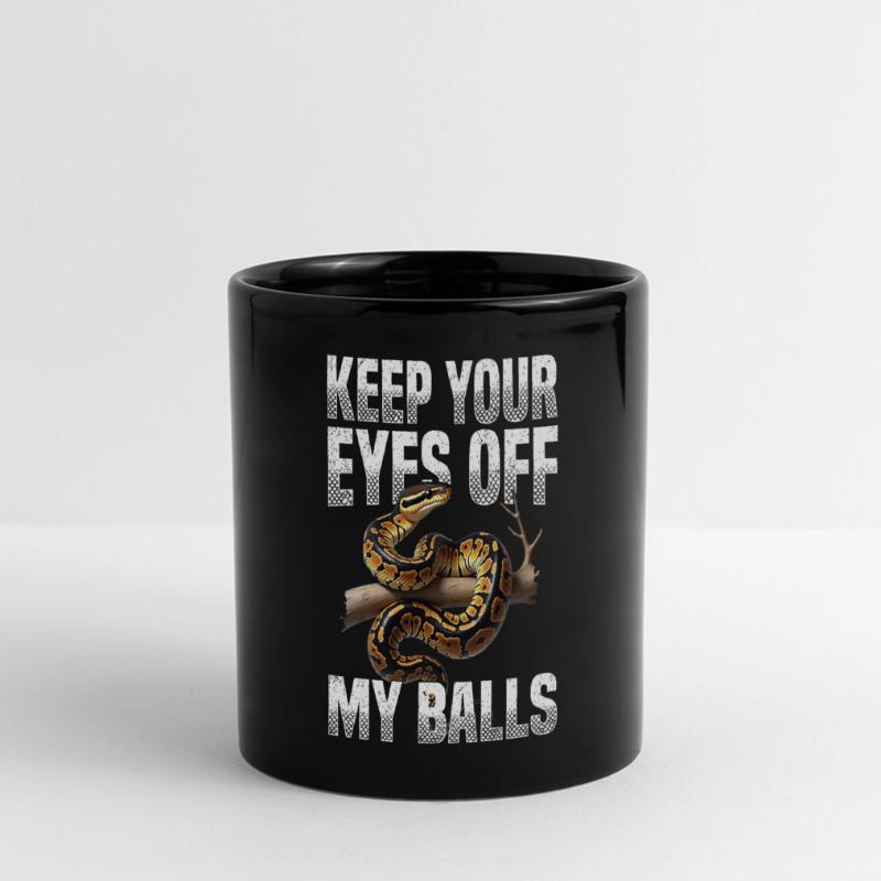 Python roi Serpents Amateurs de terrarium Python Mug panoramique uni