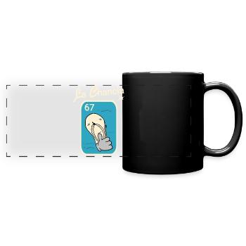 Célébrez la culture mexicaine avec des schuh drôles - Mug panoramique uni - noir - Devant