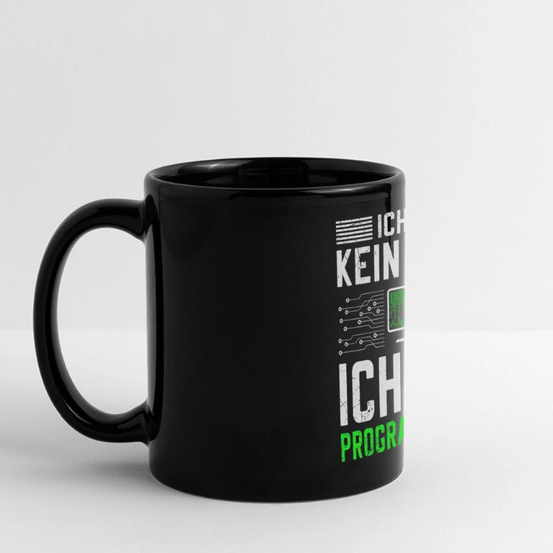 Computer ICH BIN KEIN NERD ICH BIN PROGRAMMIERER Panorama-Tasse farbig