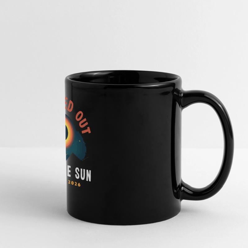 Solar eclipse 2026, August 12 Full Colour Panoramic Mug