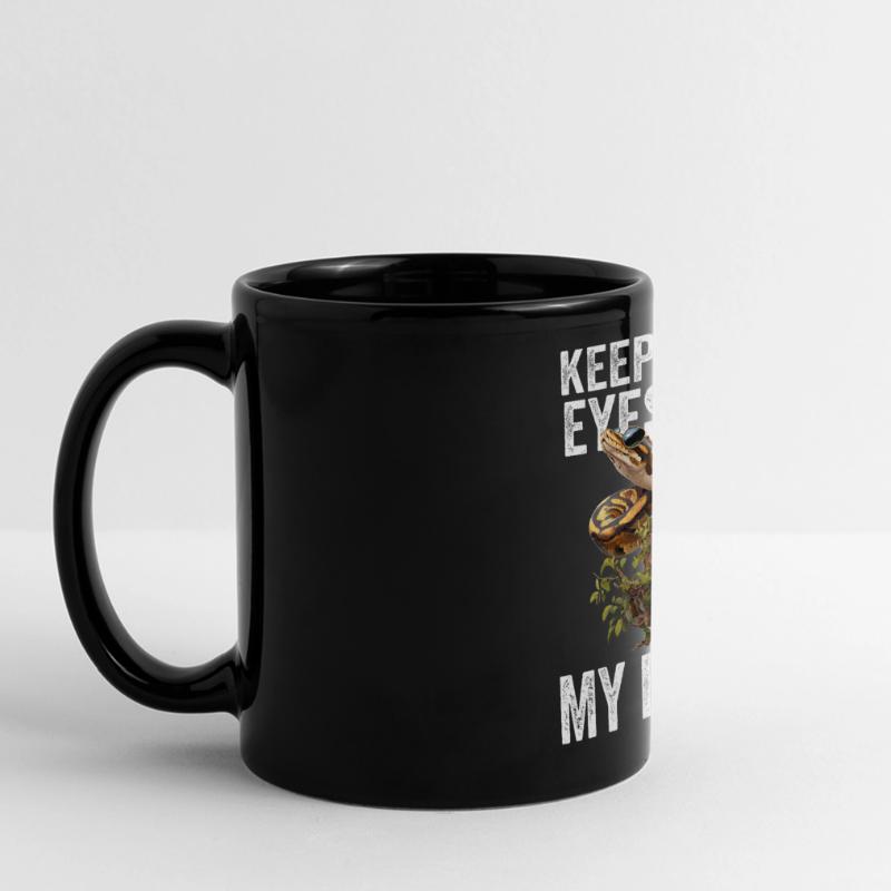 Python roi Serpents Amateurs de terrarium Python Mug panoramique uni