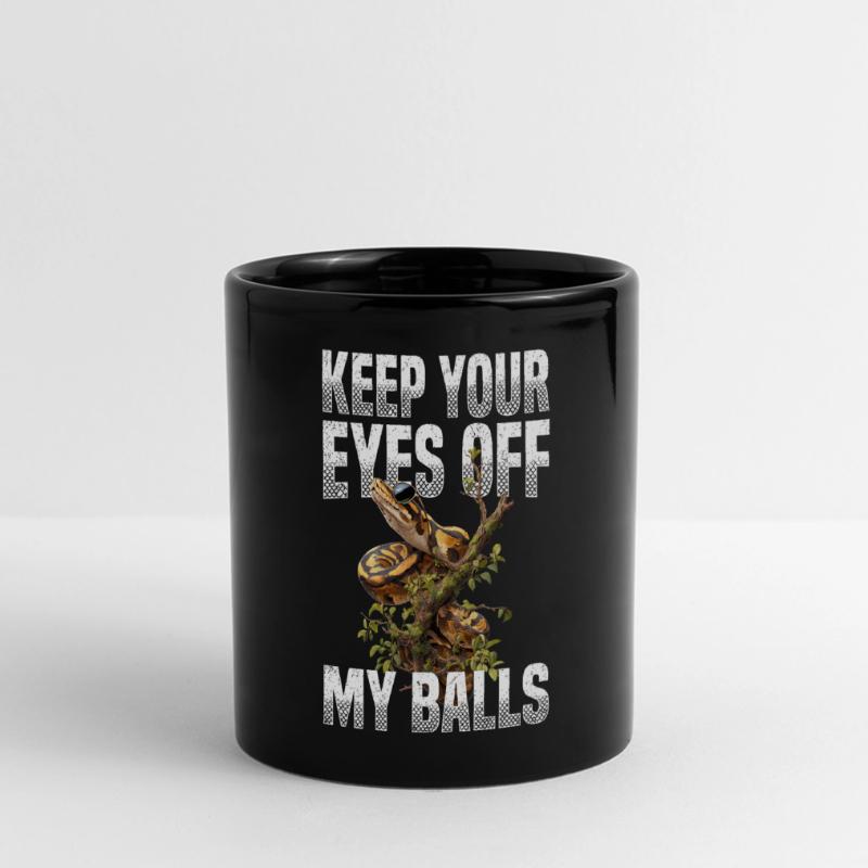 Python roi Serpents Amateurs de terrarium Python Mug panoramique uni