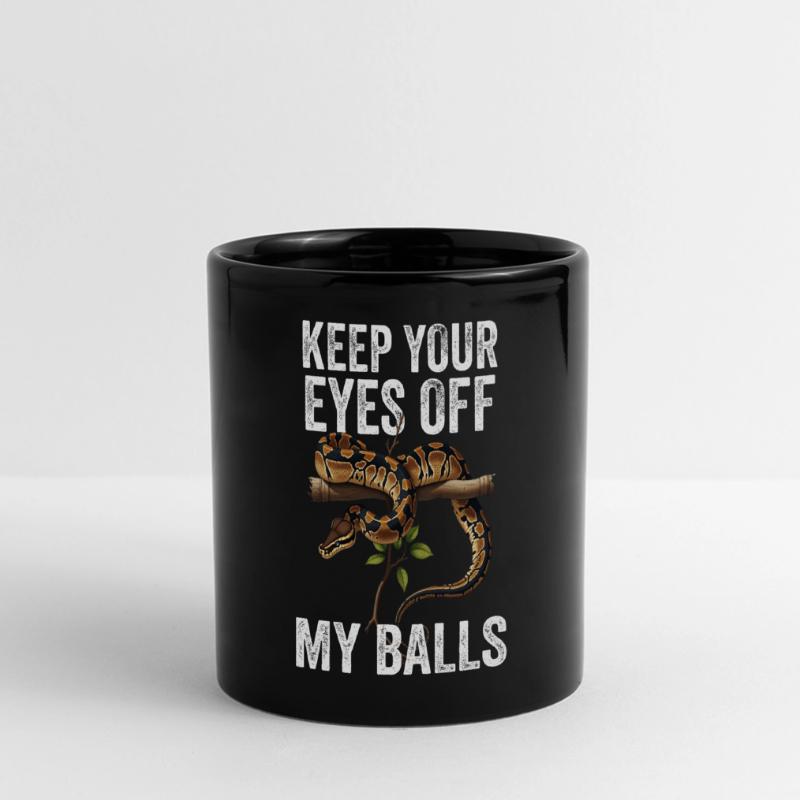 Python roi Serpents Amateurs de terrarium Python Mug panoramique uni