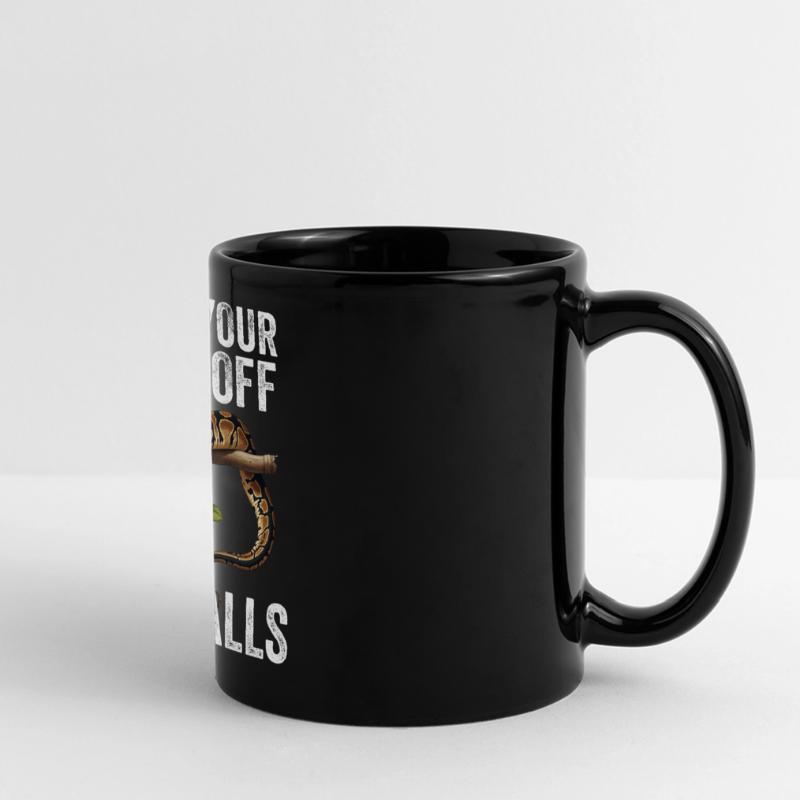 Python roi Serpents Amateurs de terrarium Python Mug panoramique uni