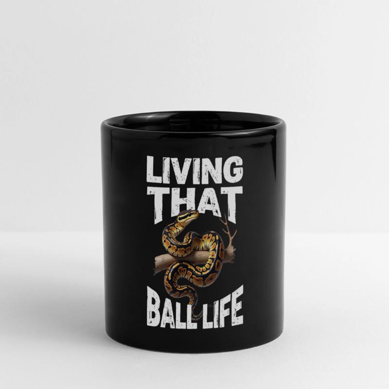 Python roi Serpents Amateurs de terrarium Python Mug panoramique uni