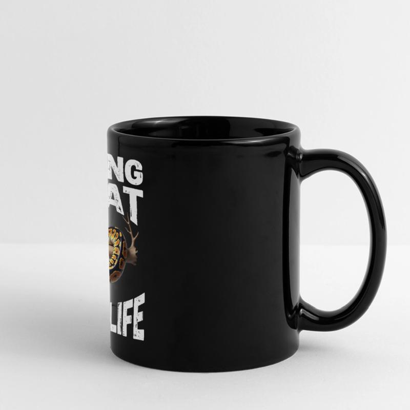 Python roi Serpents Amateurs de terrarium Python Mug panoramique uni