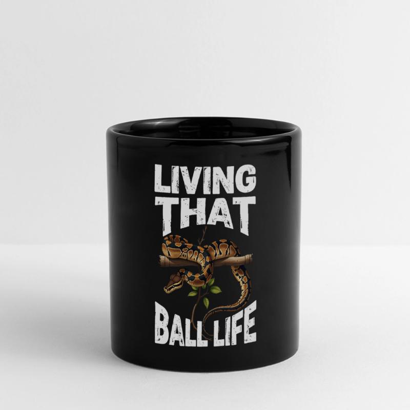 Python roi Serpents Amateurs de terrarium Python Mug panoramique uni