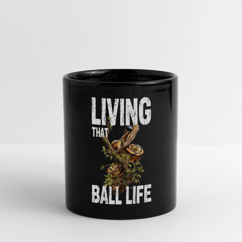 Python roi Serpents Amateurs de terrarium Python Mug panoramique uni