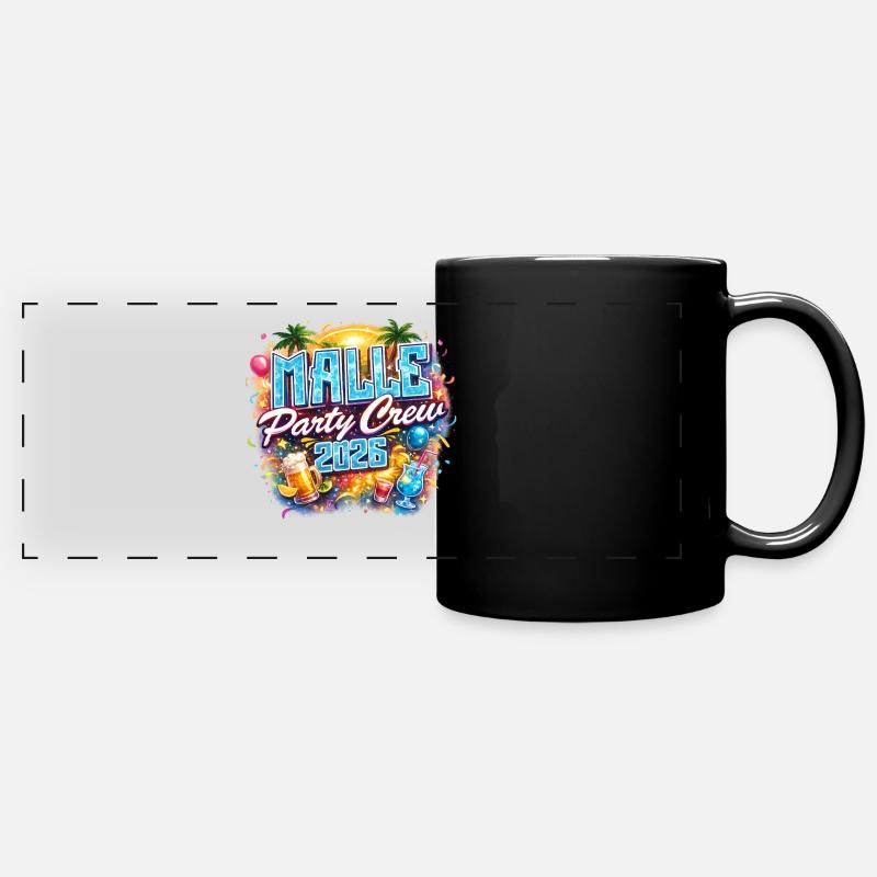 Malle, 2026, Party - Full Colour Panoramic Mug - black