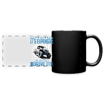 UTV Off Road 4 Wheeler Side by side - Panorama-Tasse farbig - Schwarz - Vorne