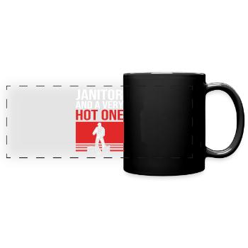 caretaker - Full Colour Panoramic Mug - black - Front