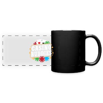 Gambling Fan Casino Buddies Casino - Mug panoramique uni - noir - Devant