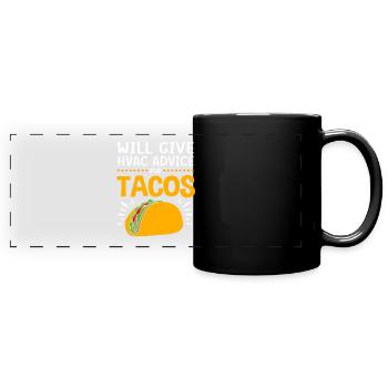 Technician Air Conditioning Technician Refrigeration Technician Heating - Full Colour Panoramic Mug - black - Front