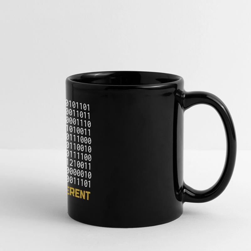 Be Different: Binary Pattern with Message Full Colour Panoramic Mug
