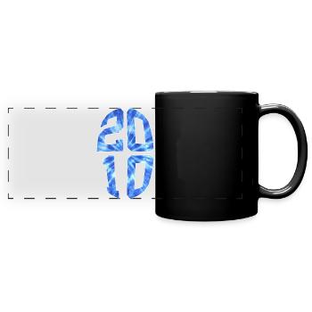 16 YEARS OLD 2010 16TH BIRTHDAY - Full Colour Panoramic Mug - black - Front