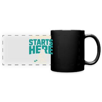 Pathology Laboratory Week, Diagnostics, - Full Colour Panoramic Mug - black - Front