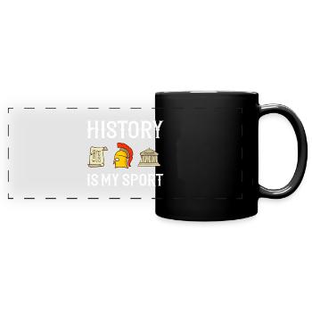 Geschichte Lehrer Lektion Professor Historiker - Panorama-Tasse farbig - Schwarz - Vorne