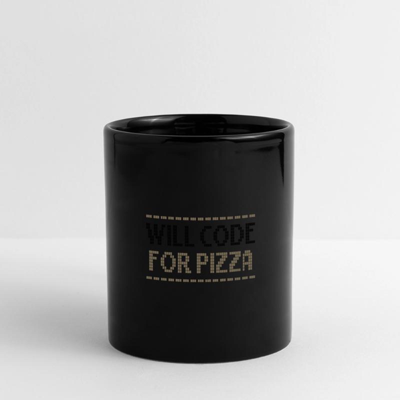 Le codage informatique codera pour le programmeur de pizza Mug panoramique uni
