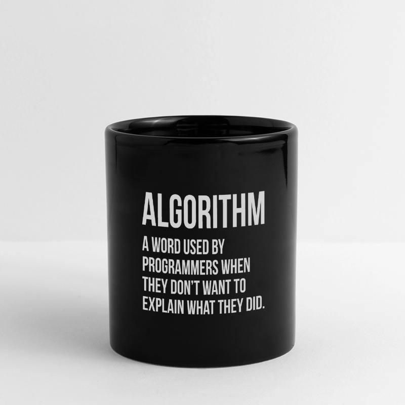 Algorithm Programming Informatic Gift Full Colour Panoramic Mug
