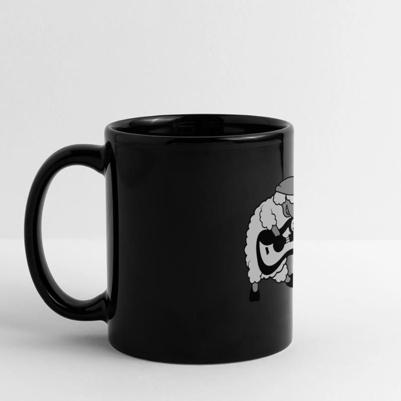 Sheep plays E Full Colour Panoramic Mug